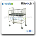 Medco B003 cama de bebé barata Hospital recién nacido cama de bebé